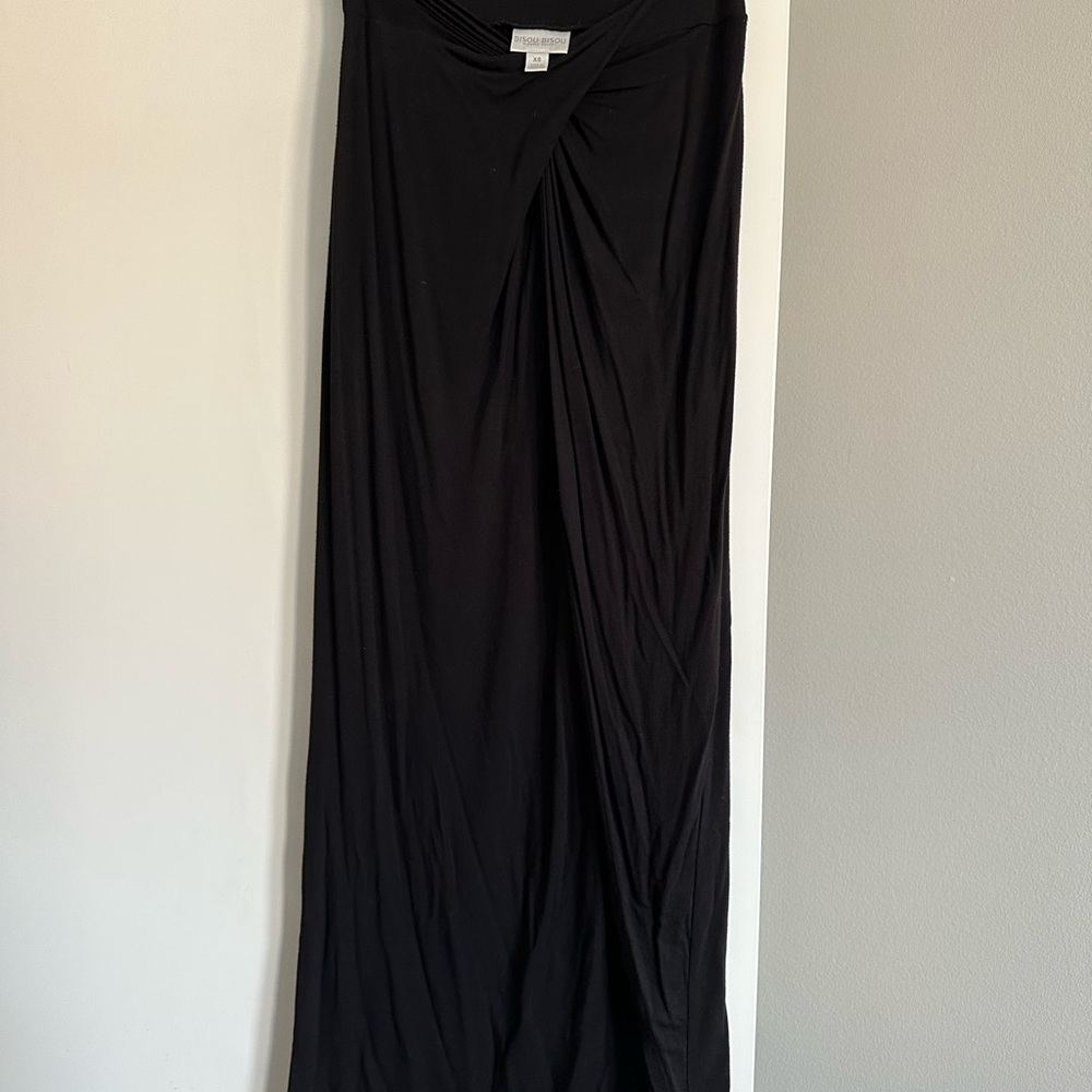 Bisou Bisou Black Maxi Skirt